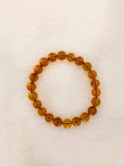 黃棕色琥珀・手珠串 AMB-B-0-00064