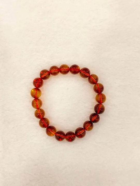 紅棕色琥珀・手珠串 AMB-B-0-00092