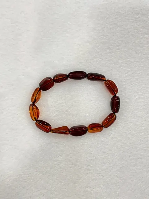 紅棕色調琥珀・手珠串 AMB-B-0-00126