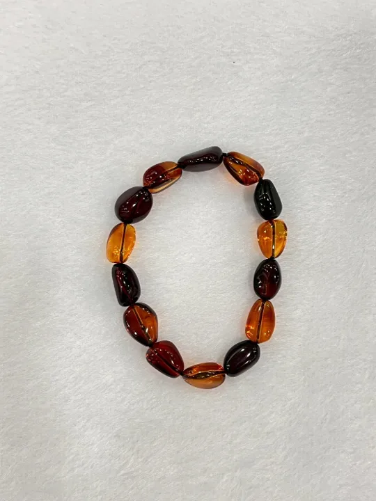 紅棕色調琥珀・手珠串 AMB-B-0-00157