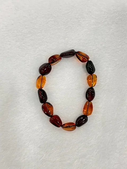 紅棕色調琥珀・手珠串 AMB-B-0-00157