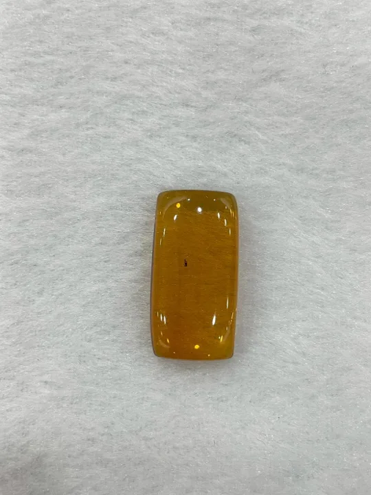 棕色調琥珀・矩形弧面 AMB-L-0-00244