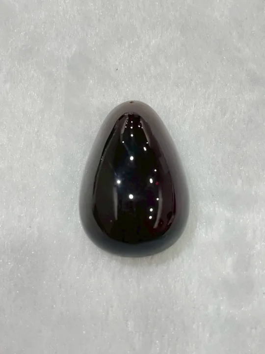 紅棕色調琥珀・水滴弧面 AMB-L-0-00179