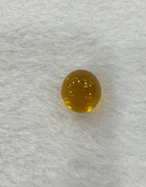 黃色調琥珀・橢圓弧面琢型 AMB-L-0-00074