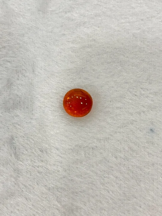 紅棕色調琥珀・圓形弧面琢型 AMB-L-0-00011