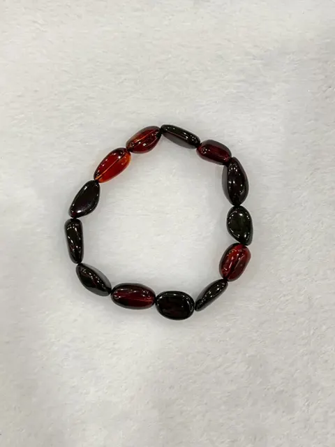 紅棕色調琥珀・手珠串 AMB-B-0-00181