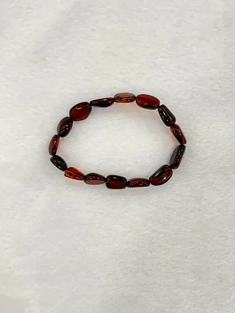 紅棕黃色調琥珀・手珠串 AMB-B-0-00123