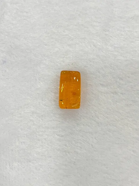 黃棕色調琥珀・矩形弧面琢型 AMB-L-0-00063
