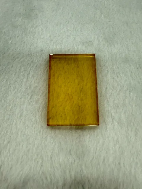黃色調琥珀・無事牌 AMB-L-0-00176