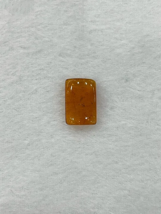 棕色調琥珀・矩形弧面 AMB-L-0-00274