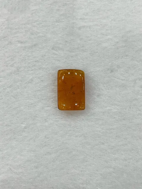 棕色調琥珀・矩形弧面 AMB-L-0-00274