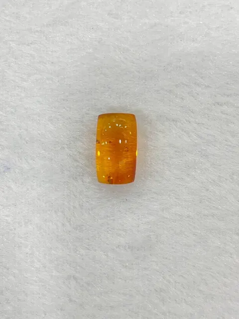 黃棕色調琥珀・矩形弧面琢型 AMB-L-0-00060