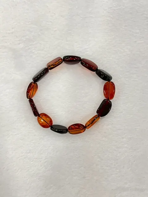 紅棕色調琥珀・手珠串 AMB-B-0-00129