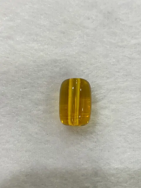 黃色調琥珀・桶珠 AMB-A-0-00011