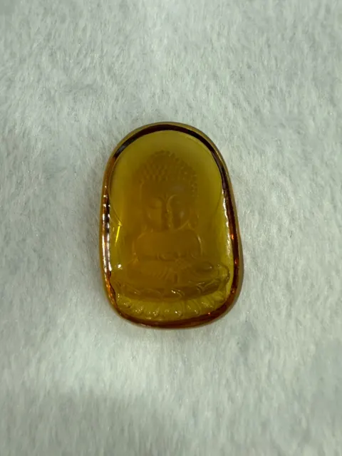 黃棕色調琥珀・橢圓弧面 AMB-C-0-00032