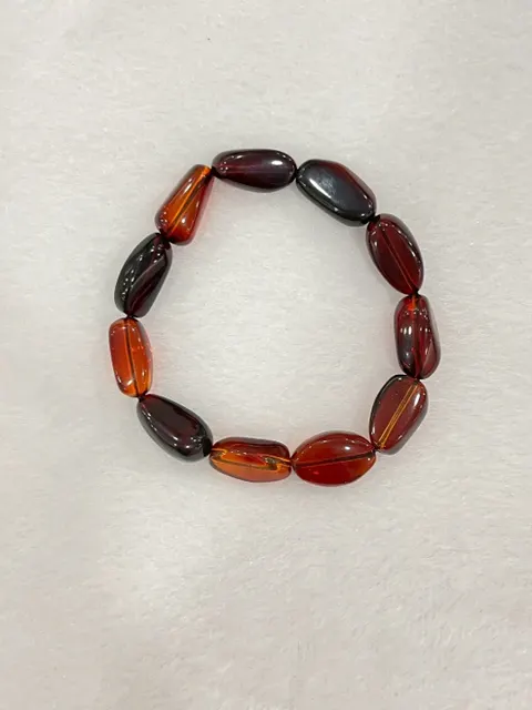 紅棕色調琥珀・手珠串 AMB-B-0-00147
