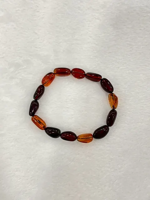 紅棕色調琥珀・手珠串 AMB-B-0-00130