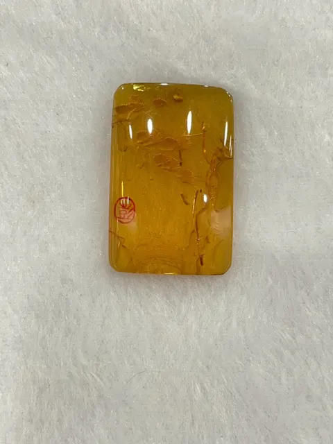 黃色調琥珀・琥珀墜子 AMB-P-0-00080