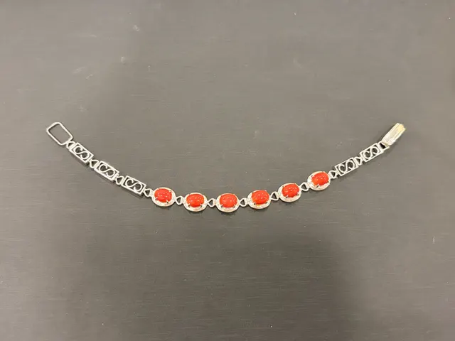 紅色珊瑚・珊瑚手鍊 COA-BK-00008
