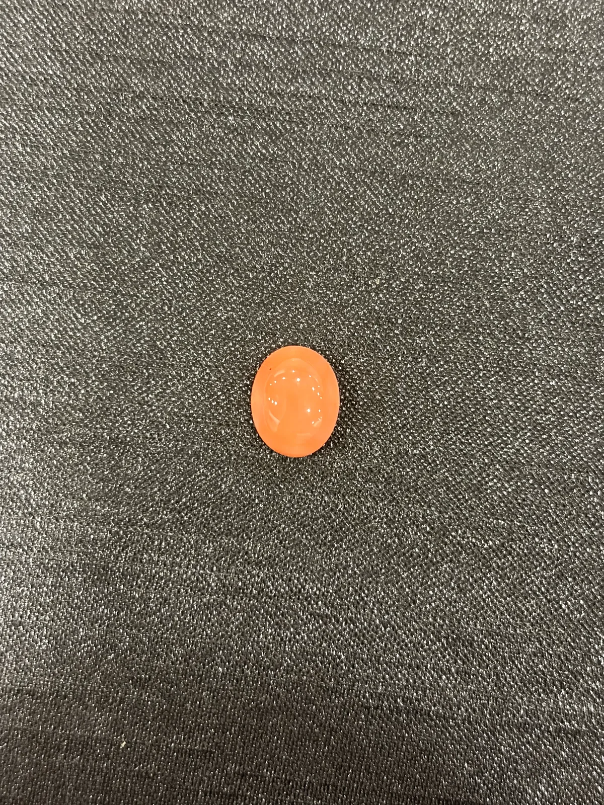 橘紅色珊瑚・橢圓弧面琢型 COA-L0-00032