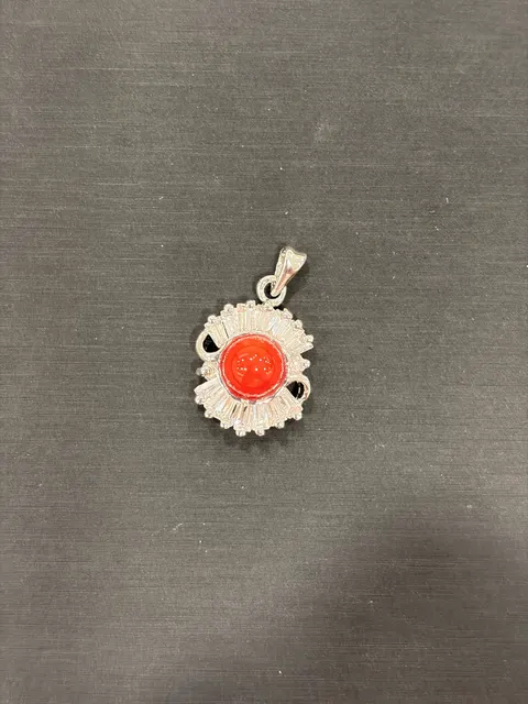 紅色珊瑚・珊瑚墜子 COA-PS-00024