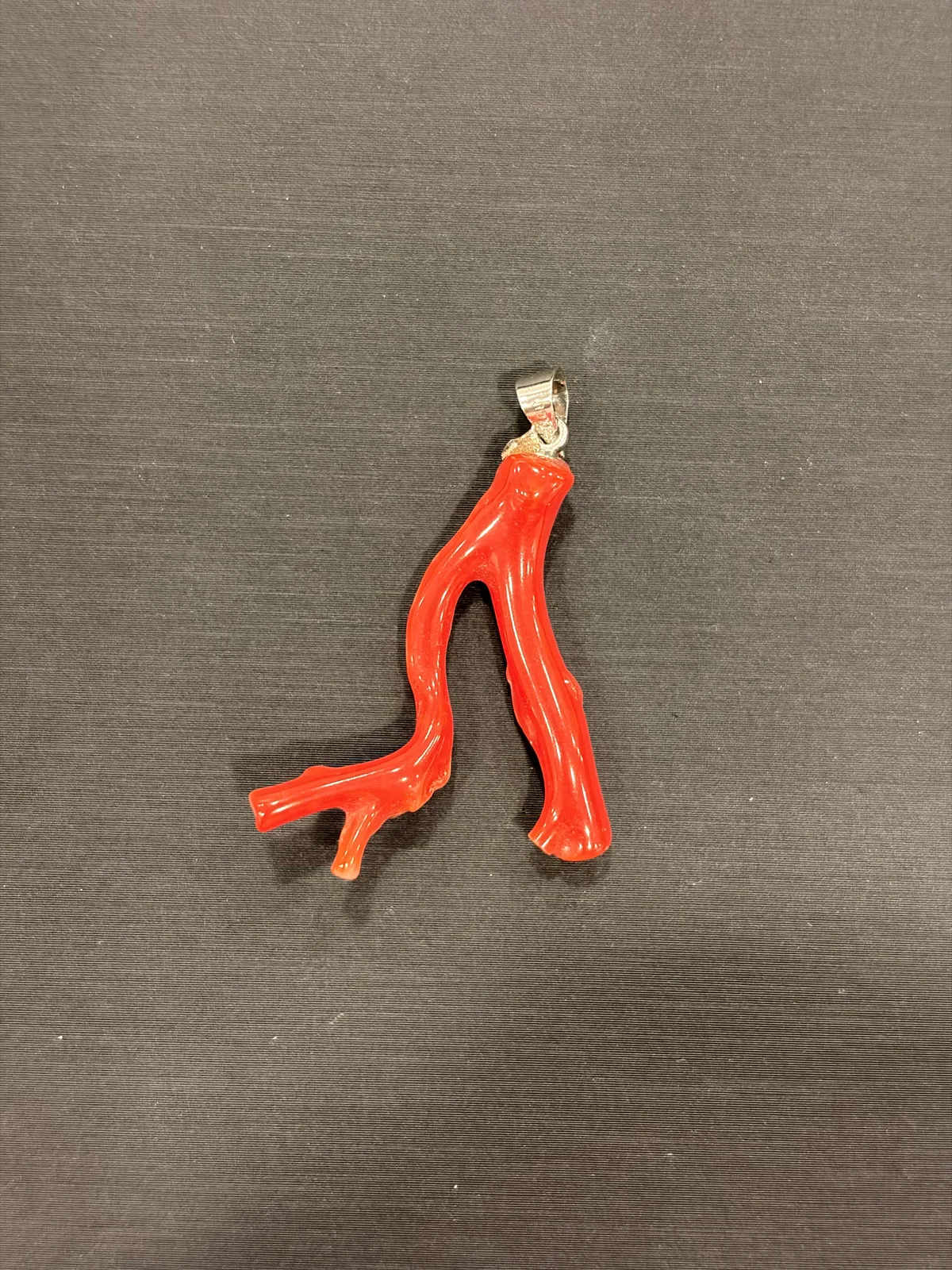 紅色珊瑚・珊瑚枝墜子 COA-PS-00064