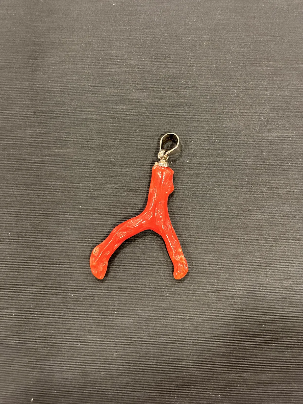 紅色珊瑚・珊瑚枝墜子 COA-PS-00050
