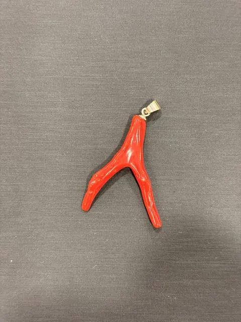 紅色珊瑚・珊瑚枝墜子 COA-PS-00049