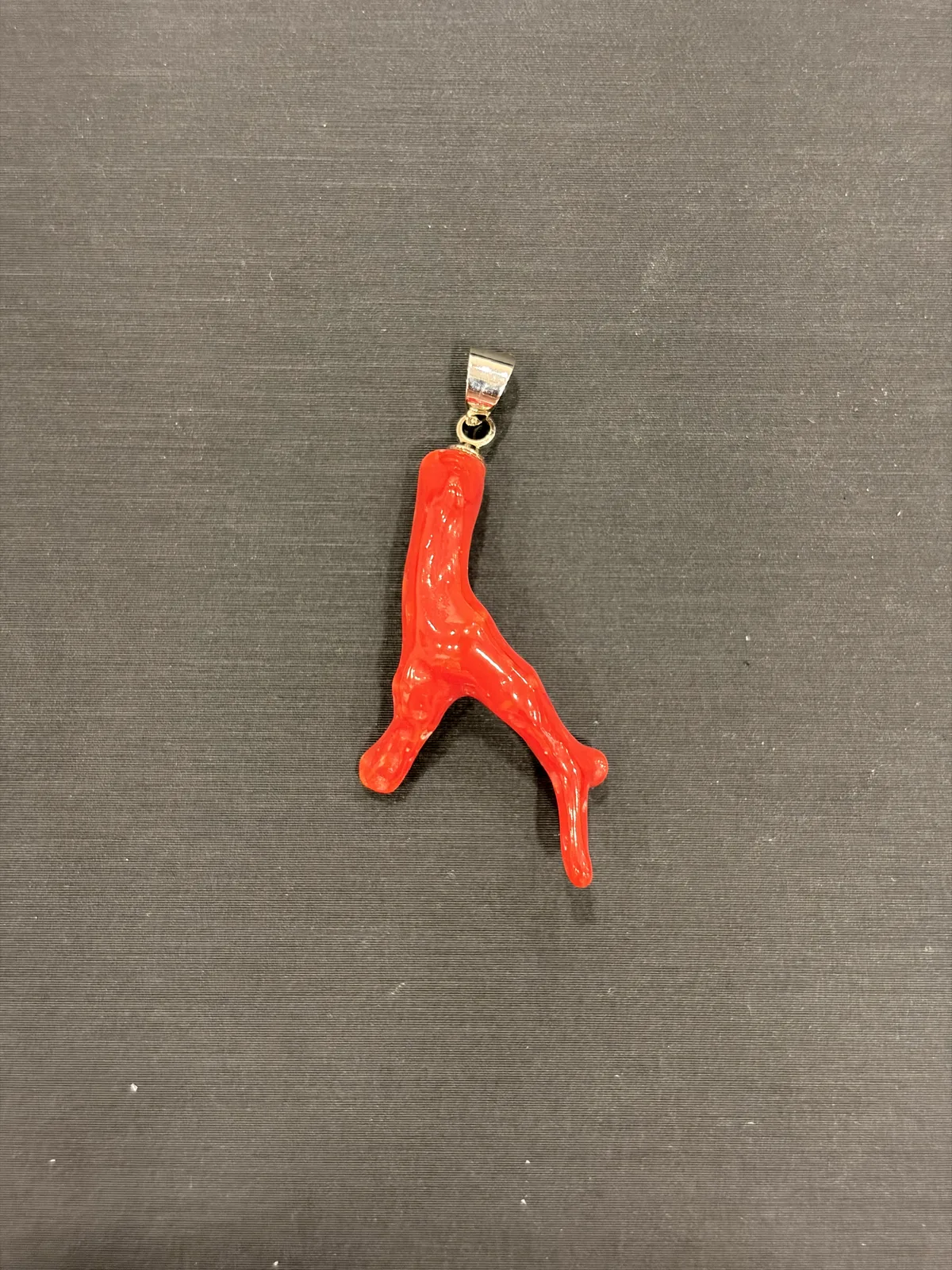 紅色珊瑚・珊瑚枝墜子 COA-PS-00082