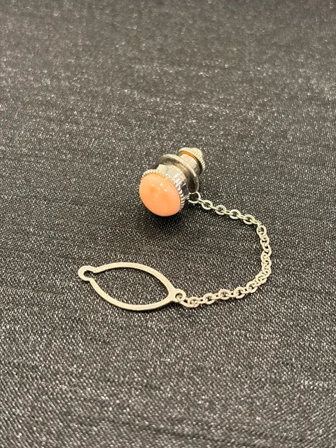 粉紅珊瑚・領針 COA-AS-00041