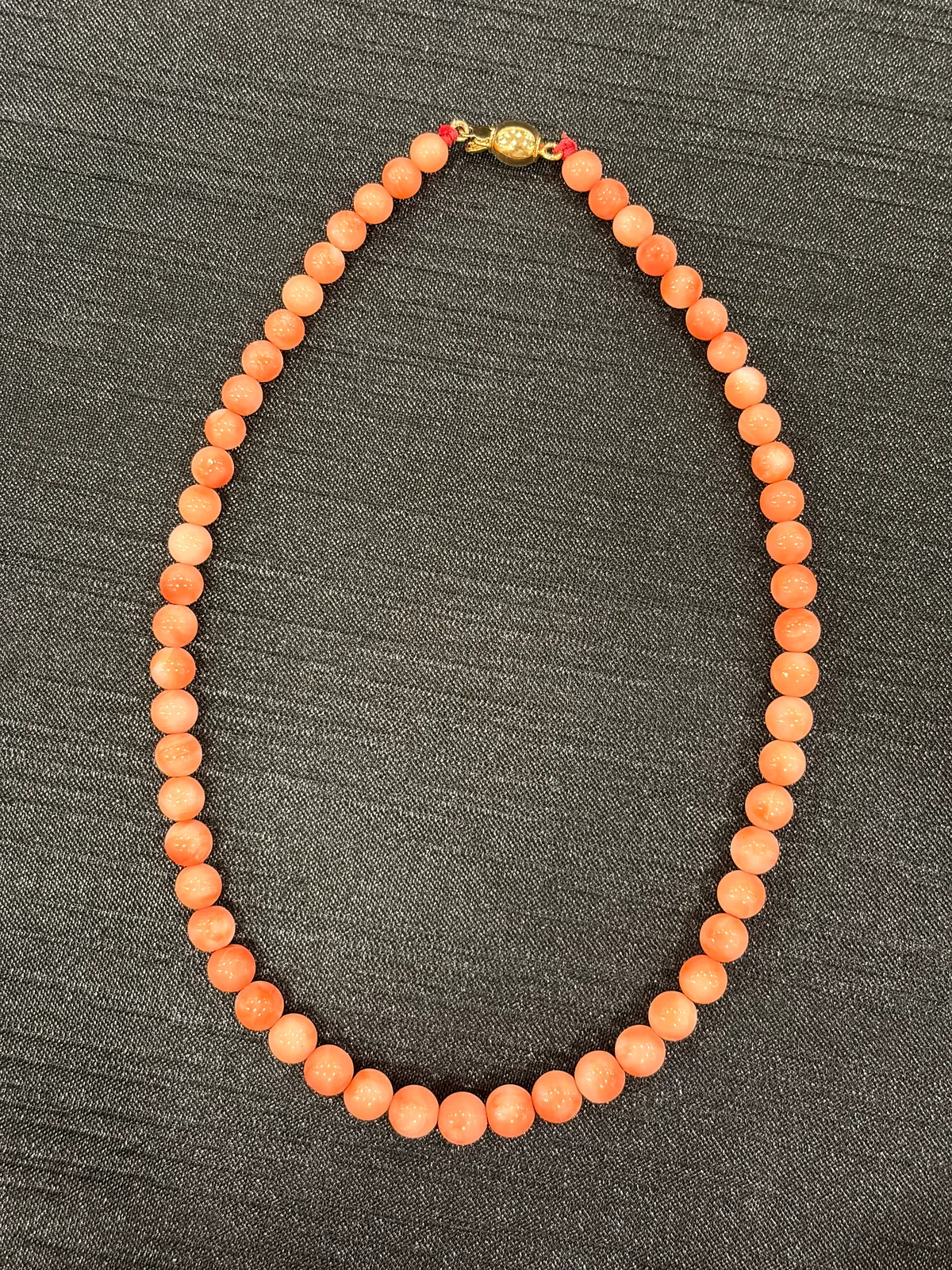 粉紅色珊瑚・珊瑚長項鍊 COA-NS-00001