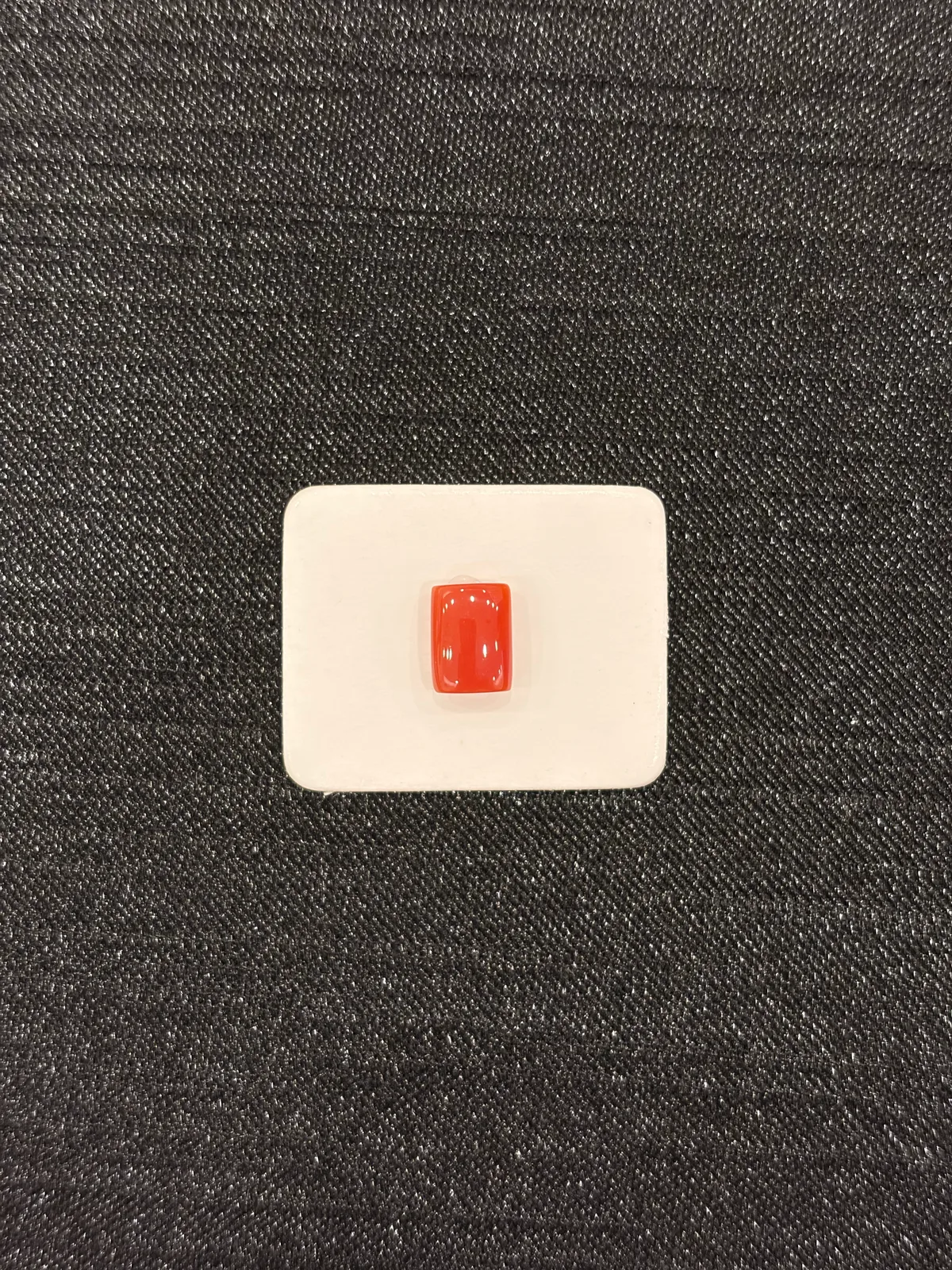 紅色珊瑚・長方弧面琢型 COA-L0-00106
