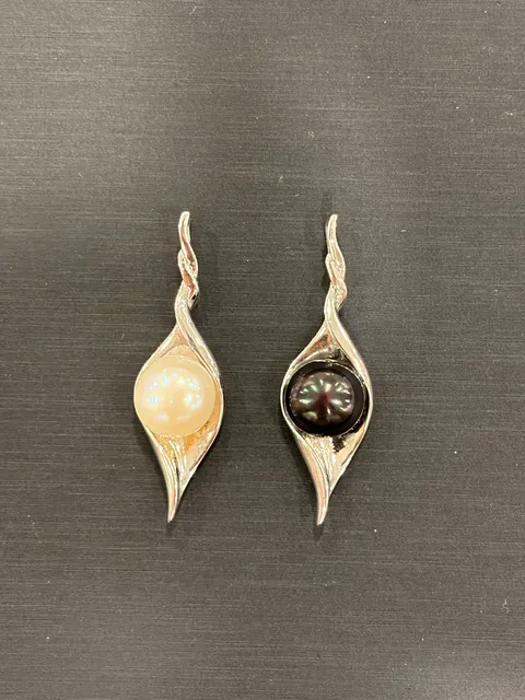 白 / 黑 / 紫珍珠・珍珠墜子 PEA-PS-00043
