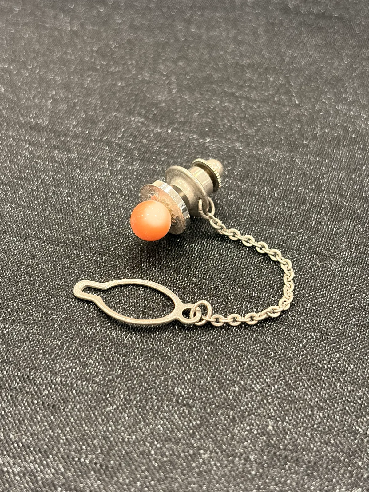 橘紅珊瑚・領針 COA-AS-00043