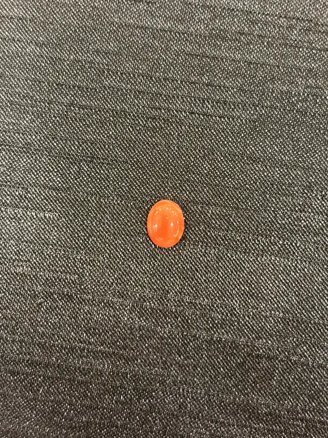 紅色珊瑚・橢圓弧面琢型 COA-L0-00059