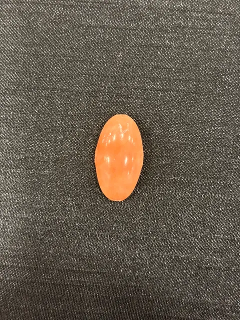 橘紅色珊瑚・橢圓弧面琢型 COA-L0-00022
