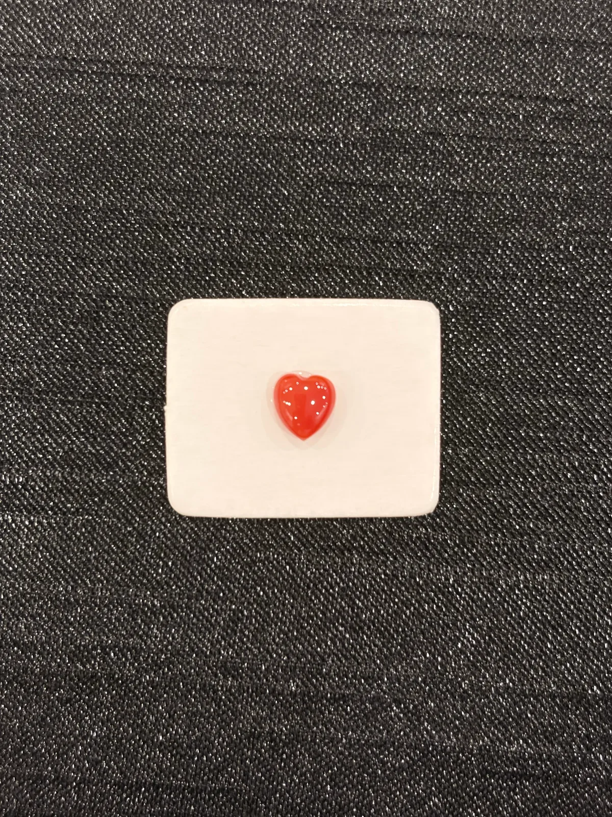紅色珊瑚・心形弧面琢型 COA-L0-00112