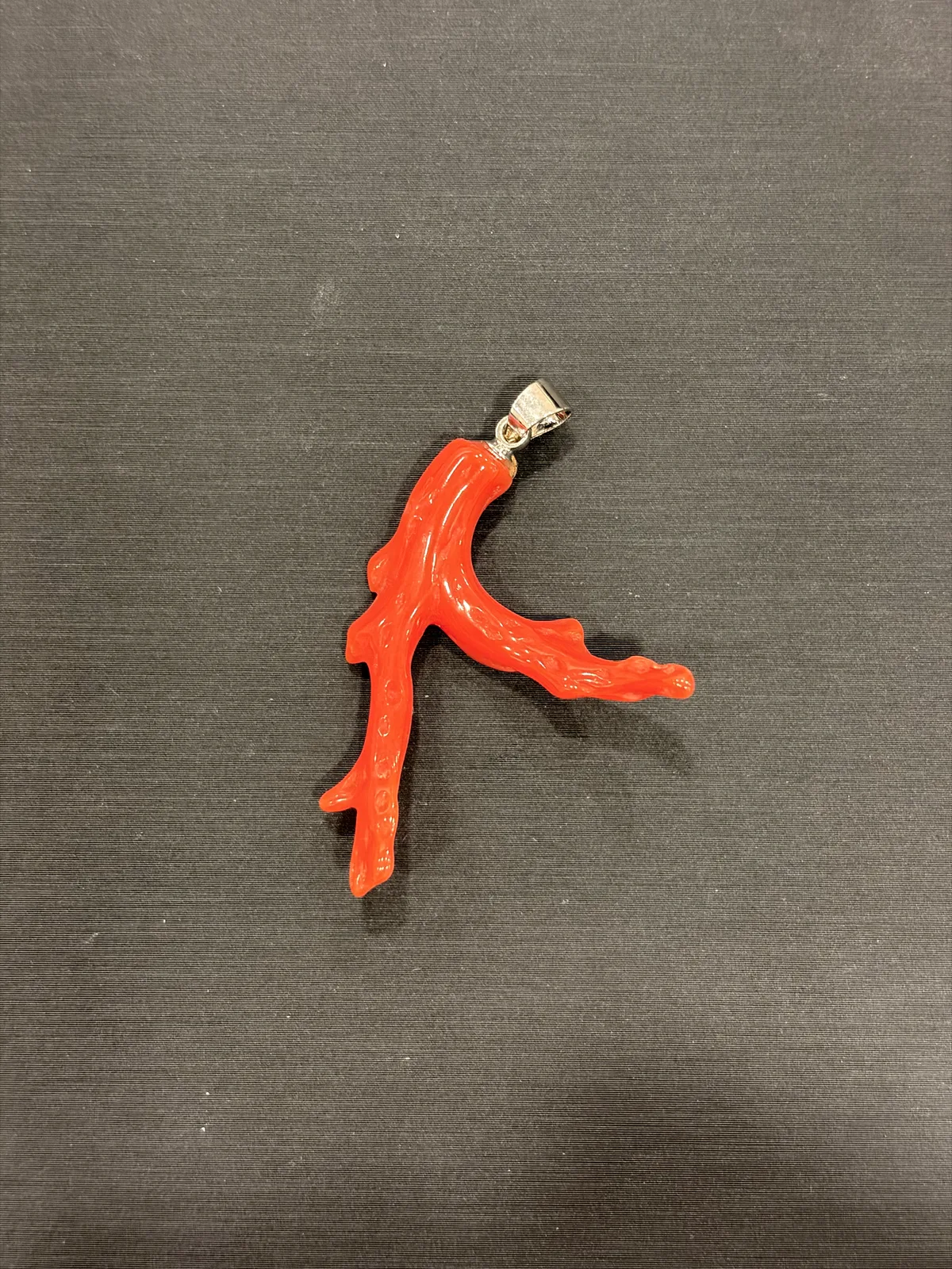 紅色珊瑚・珊瑚枝墜子 COA-PS-00074
