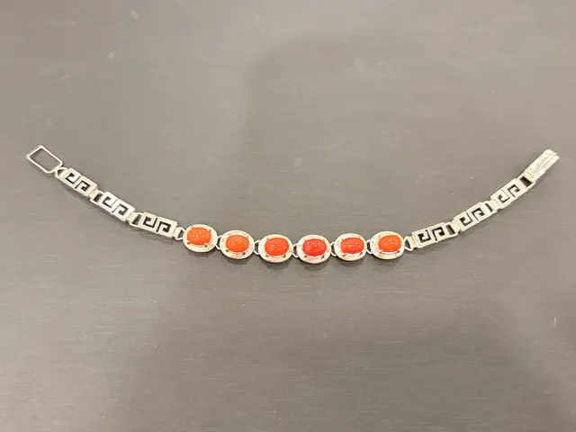 紅色珊瑚・珊瑚手鍊 COA-BK-00001