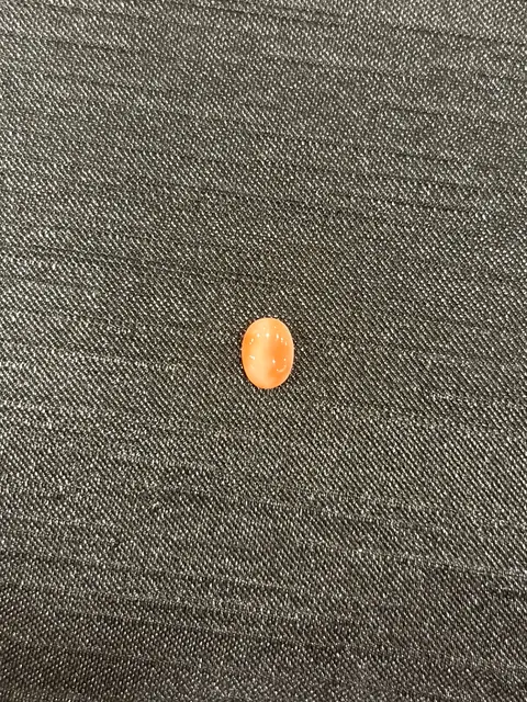 粉紅色珊瑚・橢圓弧面琢型 COA-L0-00068
