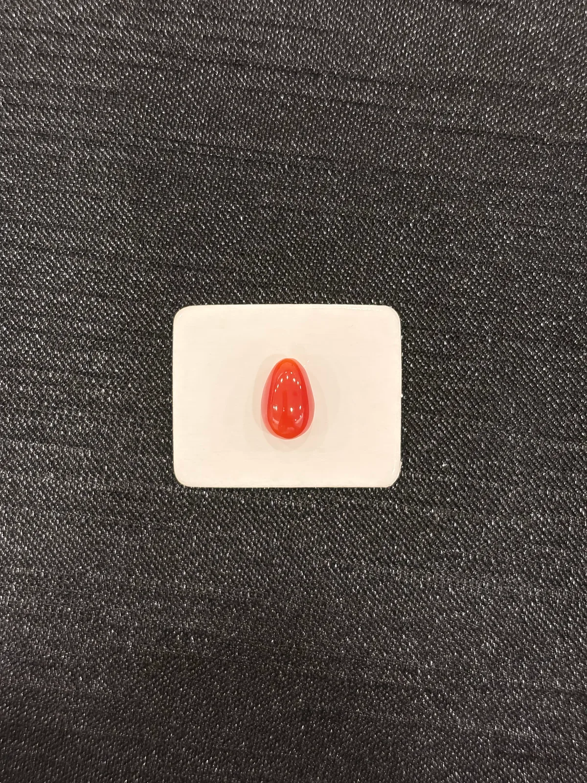紅色珊瑚・水滴弧面琢型 COA-L0-00107