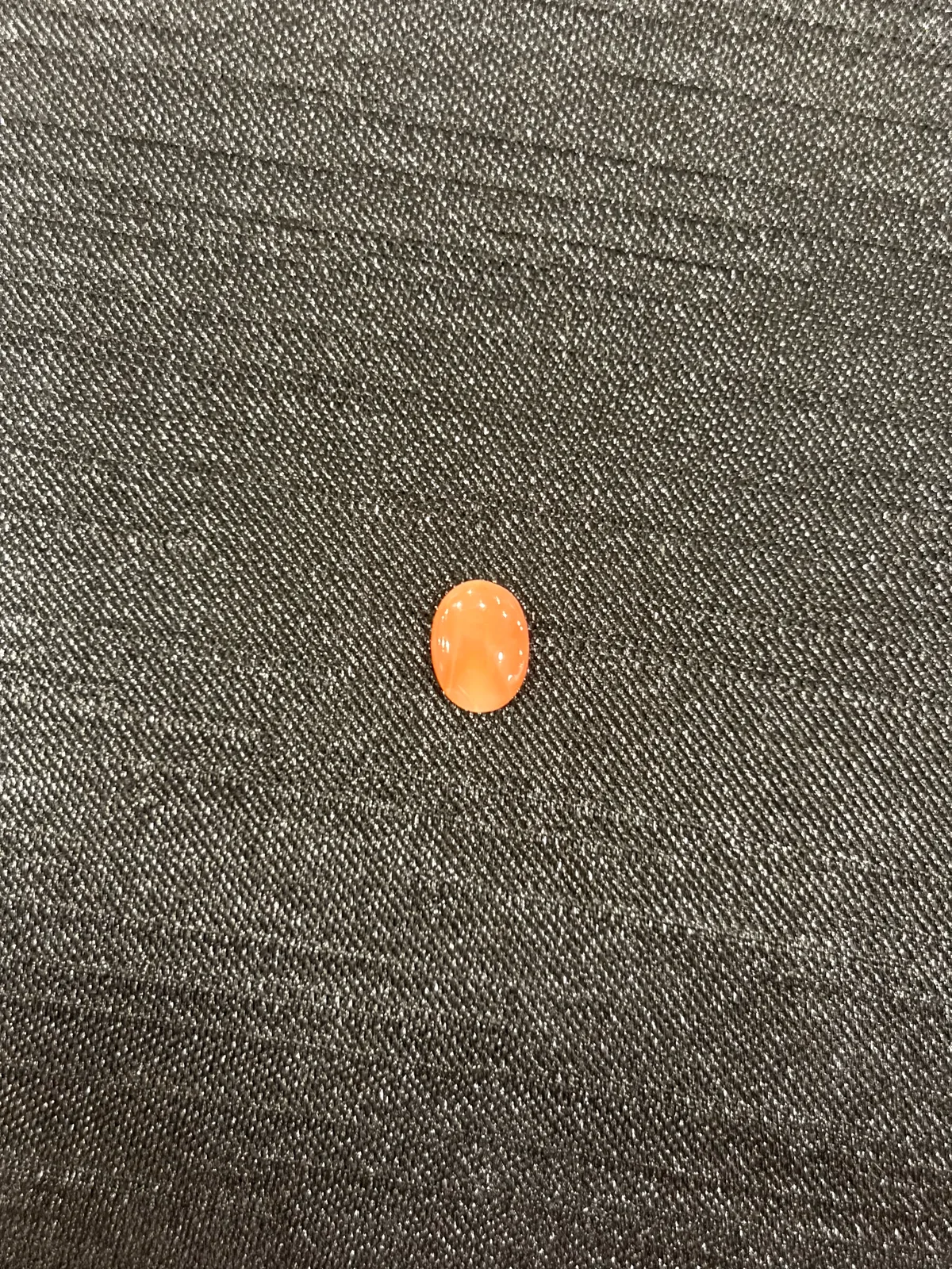 橘紅色珊瑚・橢圓弧面琢型 COA-L0-00060