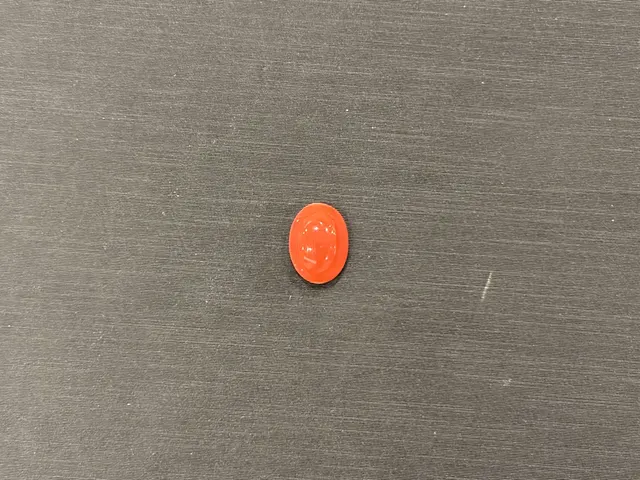 紅色珊瑚・橢圓弧面琢型 COA-L0-00006