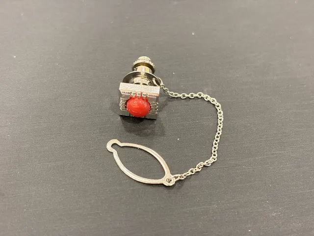 紅色珊瑚・珊瑚領針 COA-AS-00017