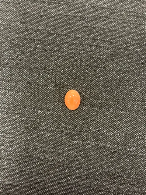 橘紅色珊瑚・橢圓弧面琢型 COA-L0-00071