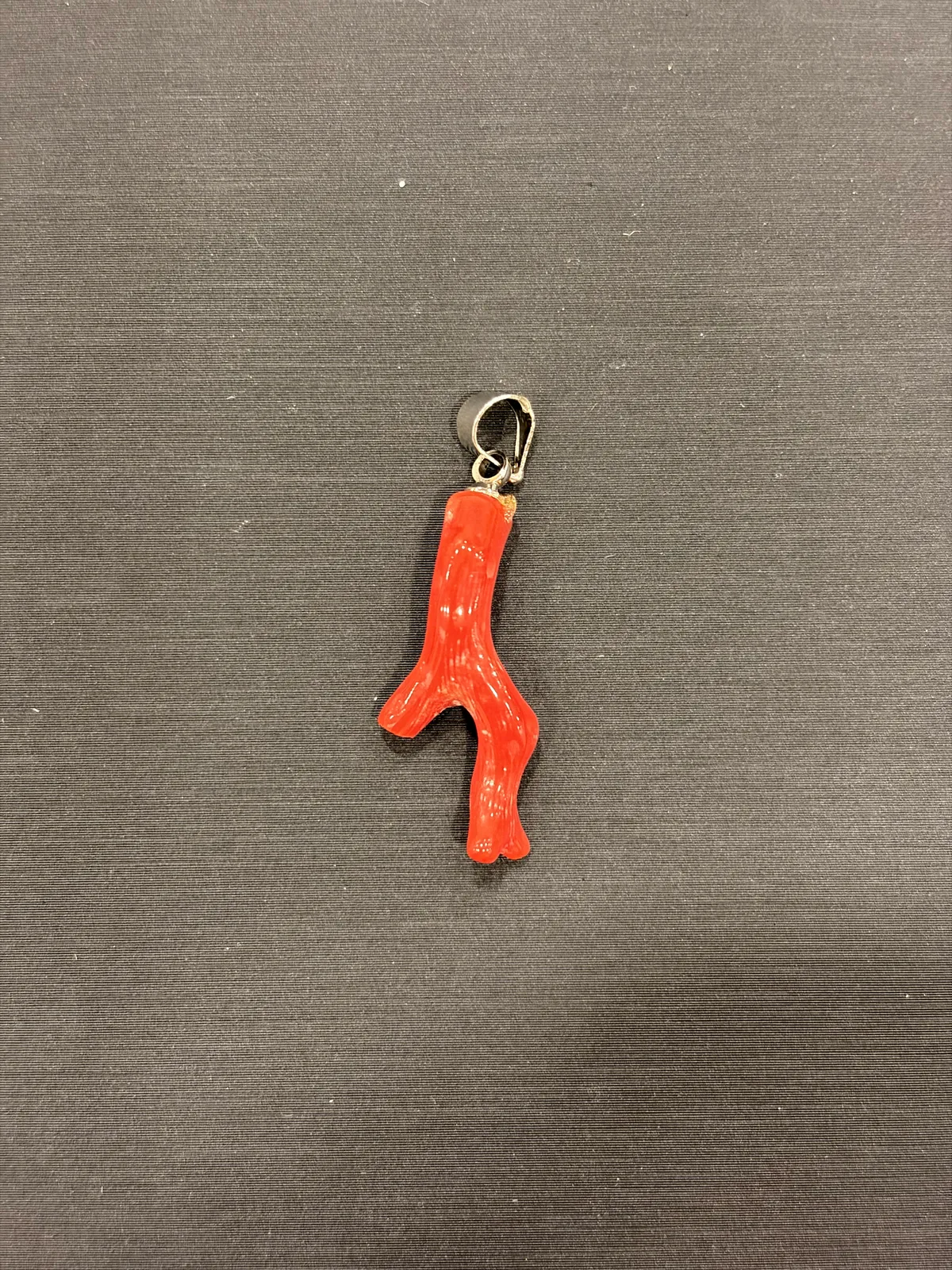 紅色珊瑚・珊瑚枝墜子 COA-PS-00058