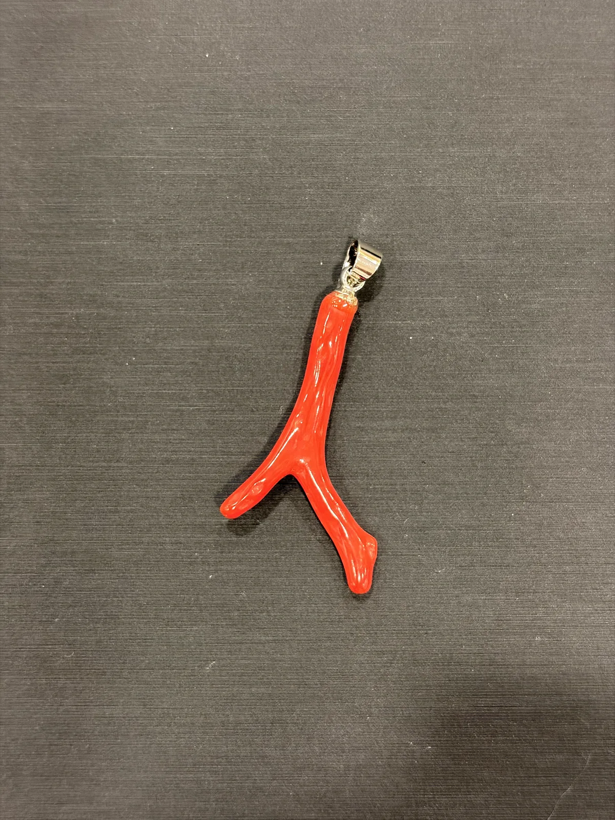 紅色珊瑚・珊瑚枝墜子 COA-PS-00047