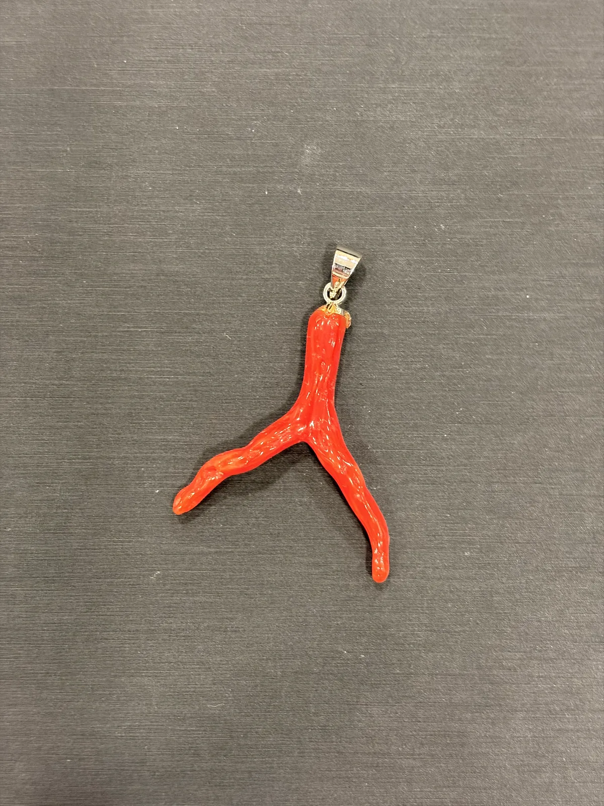 紅色珊瑚・珊瑚枝墜子 COA-PS-00042