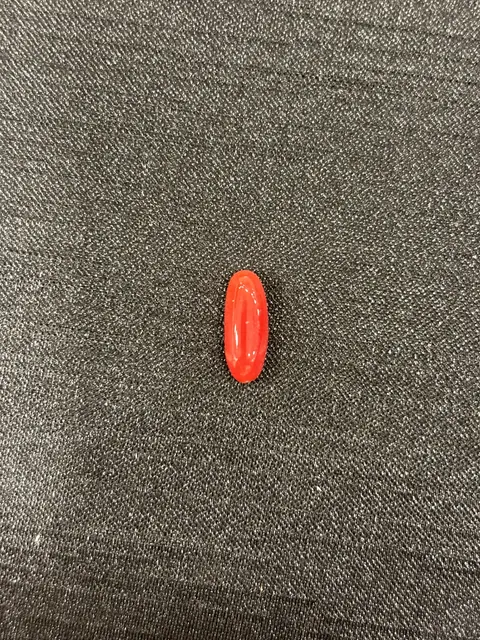 紅色珊瑚・橢圓弧面琢型 COA-L0-00039