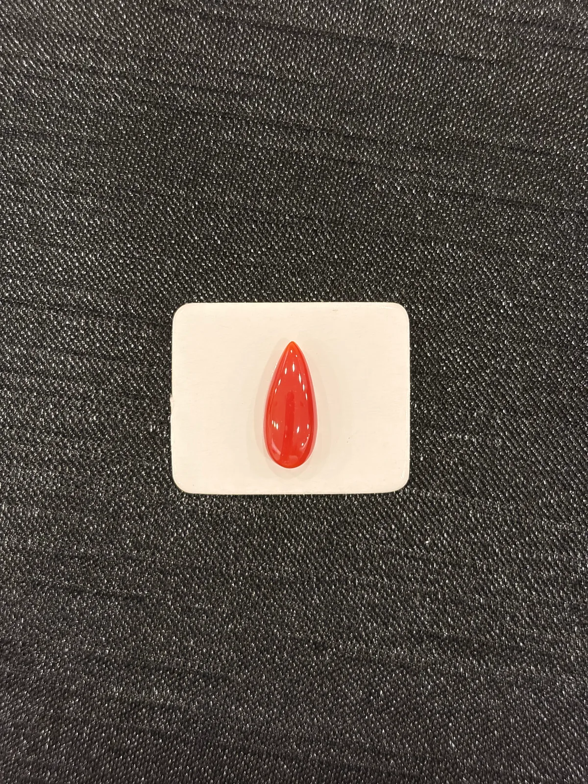 紅色珊瑚・水滴弧面琢型 COA-L0-00108